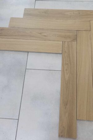 Drewno Migdał Almond chevron MATT 9,5X60 GAT I