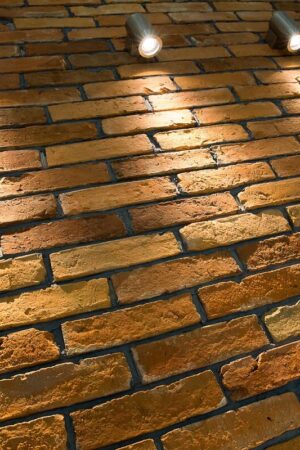 CEGŁA CIĘTA LICO czerwona BRICK FACE (cena za m2) prawdziwa cegła z rozbiórki