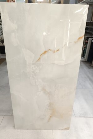ONYX GOLD POLER Odense White 60x120 gat I polerowany onyx