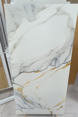 Gold Vein Marble Blue mat 60X120 GAT I Marmur Złota Żyła Blue