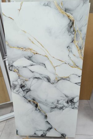 Gold Vein Marble Black mat 60X120 GAT I  Marmur Złota Żyła Czarny