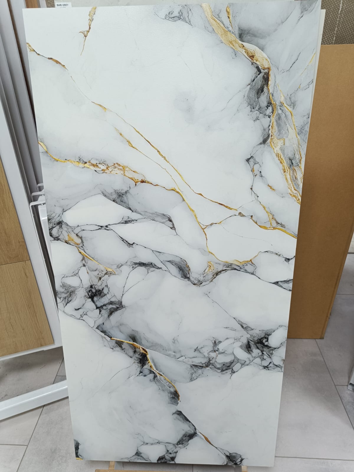 Gold Vein Marble Black mat 60X120 GAT I Marmur Złota Żyła Czarny